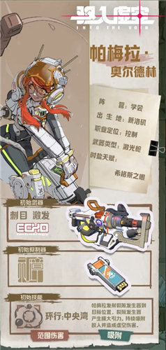 《驱入虚空》角色介绍 《驱入虚空》全角色属性一览