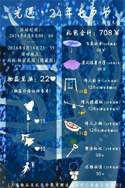 光遇七夕节活动时间2025