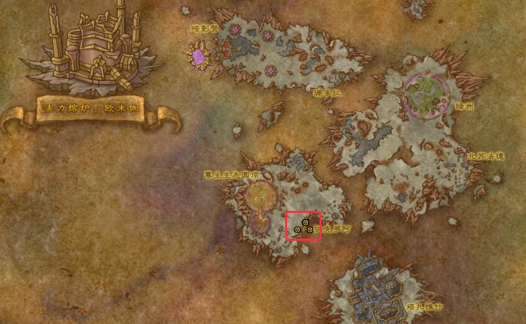 《魔兽世界》11.2版本卡雷什地图