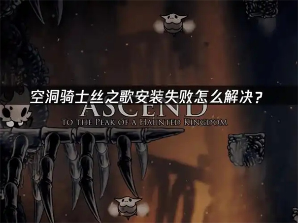 空洞骑士丝之歌闪退怎么办
