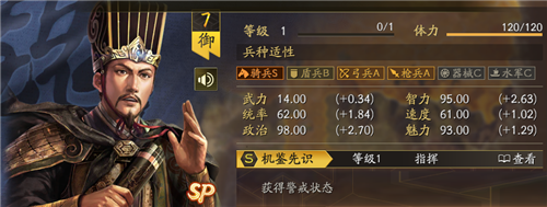 三国志战略版sp五谋骑战法搭配推荐1