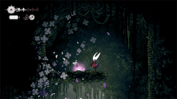 空洞骑士丝之歌紫色花芯在哪里