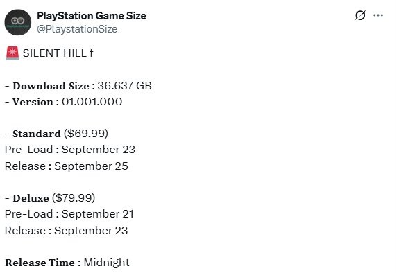 《寂静岭f》预载信息正式公布 日式恐怖新作即将来袭