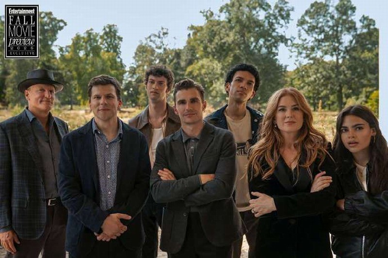 《惊天魔盗团3》新剧照曝光 两代天团联手对抗跨国犯罪