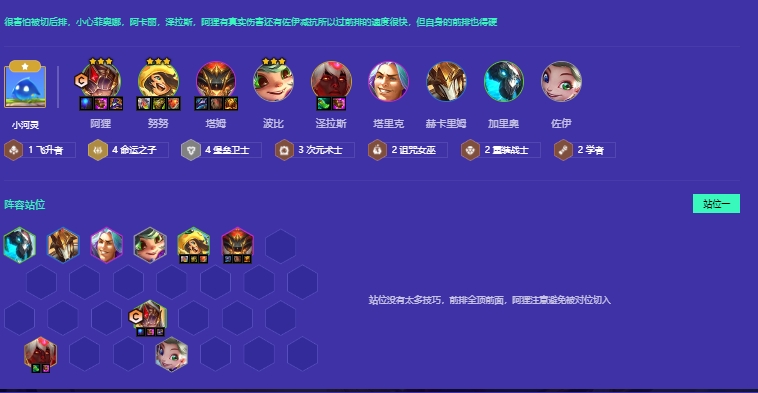 金铲铲之战堡垒命运阿狸怎么玩