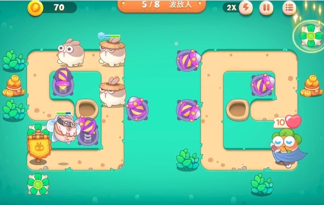 保卫萝卜4第一章第28关怎么过