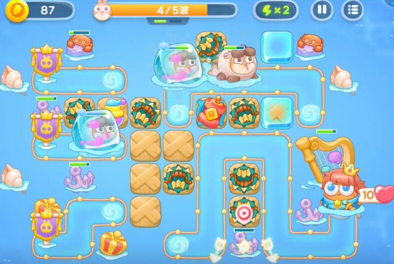 保卫萝卜4第一章第28关怎么过