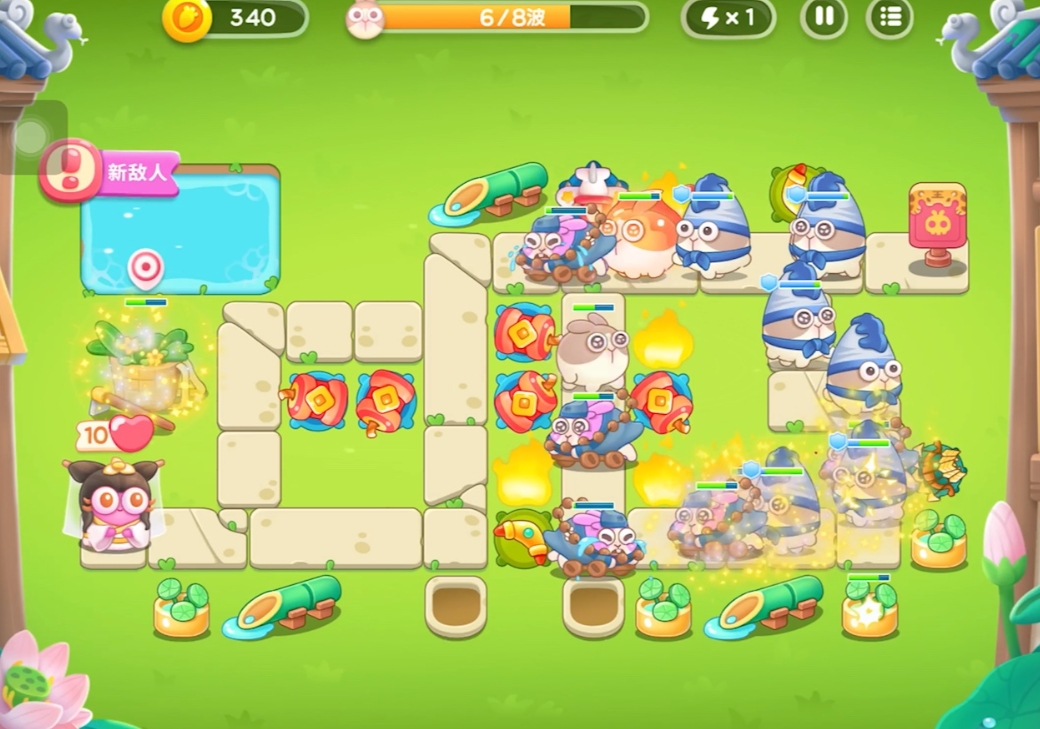 保卫萝卜4第二章第4关怎么过