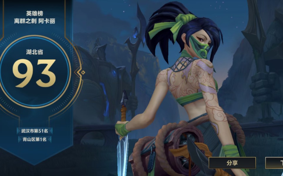 英雄联盟手游哪些英雄好打阿卡丽